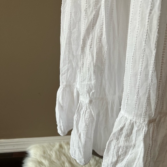 Zara White Strappy Open Back Maxi Dress - Picture 5 of 6